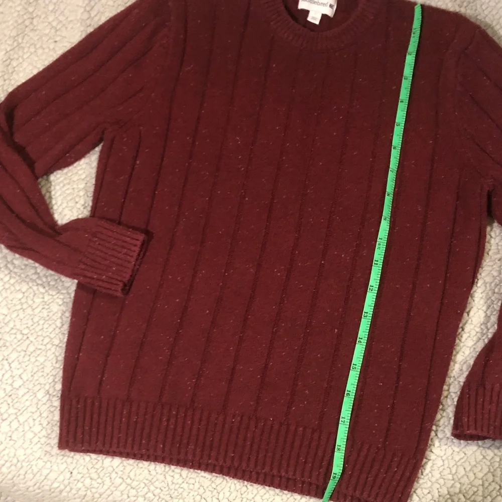 Saddlebred Men's Burgundy Crewneck Sweater